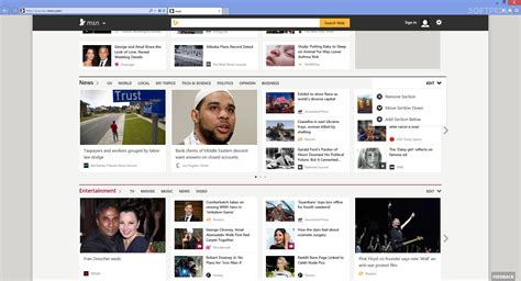 msn portal page.